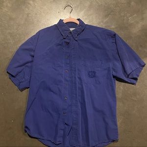Mens vintage Bugle Boy Polo blue shirt